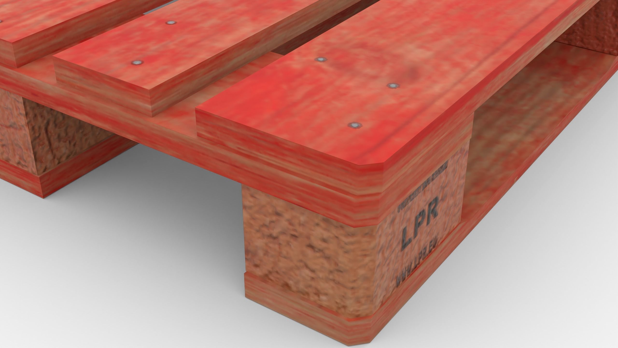 LPR branded EUR pallet 3D model_6