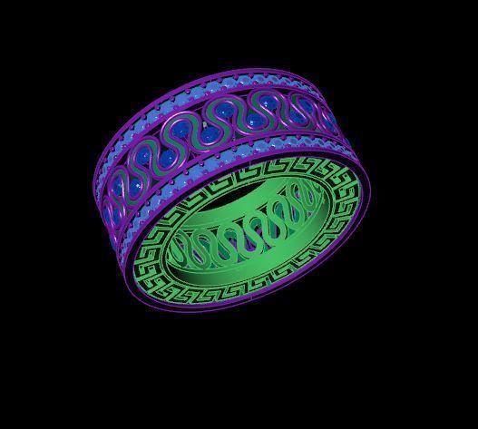 Rings 3D print model_2