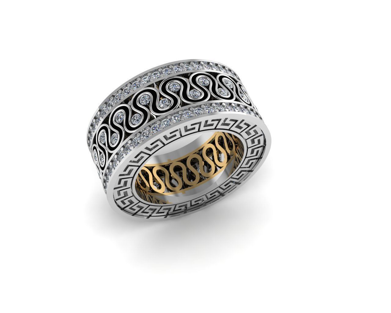 Rings 3D print model_1