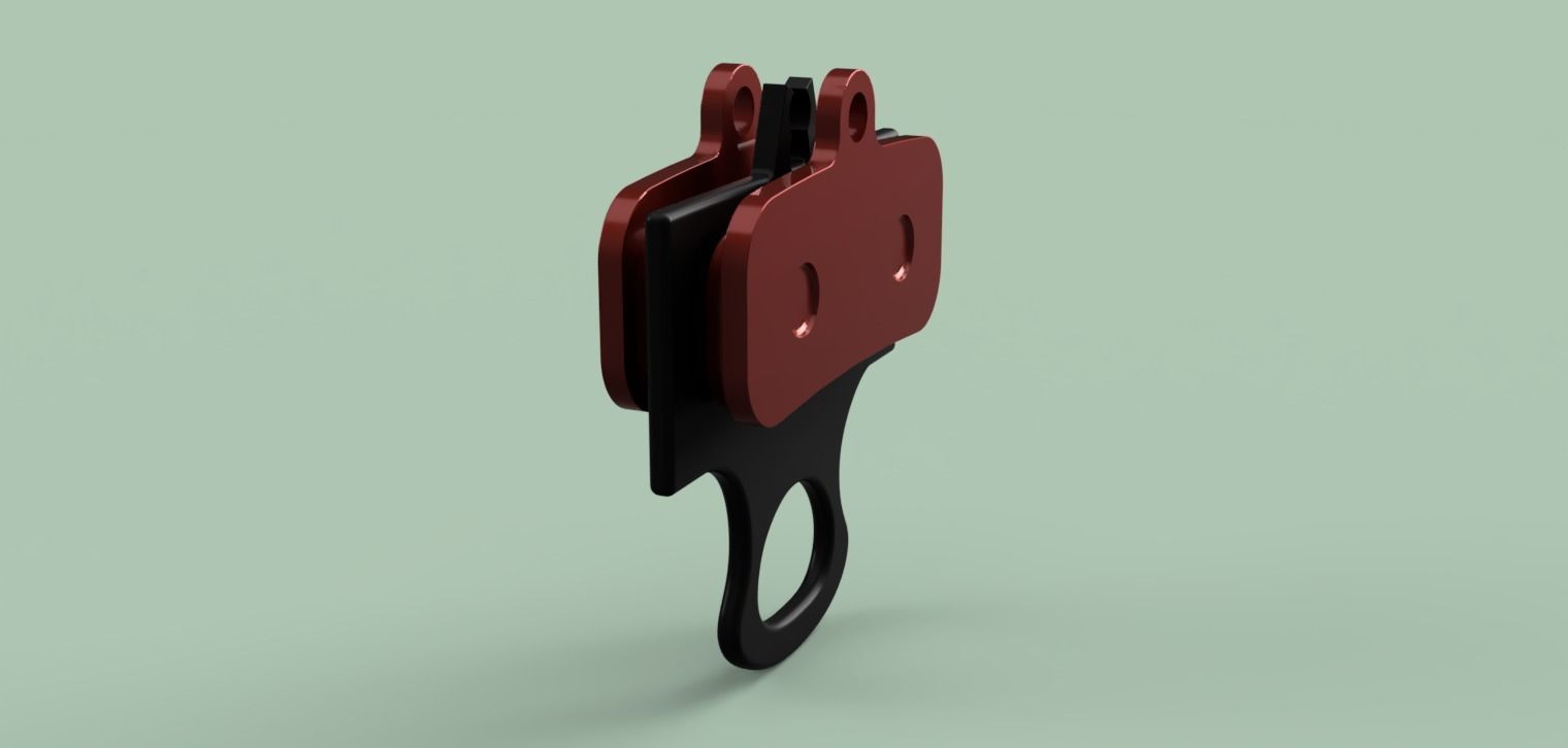 Brake pad spacer 3D print model_5