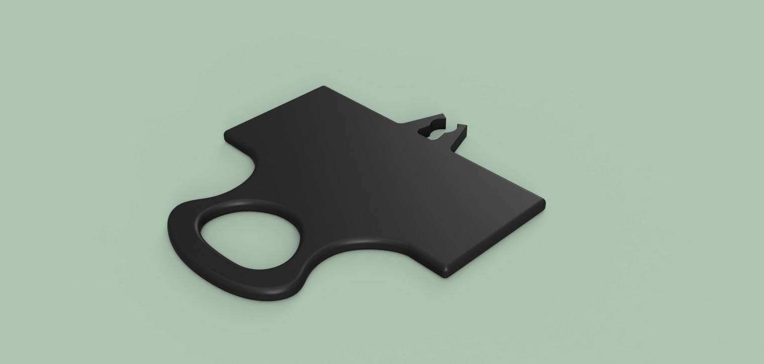 Brake pad spacer 3D print model_1