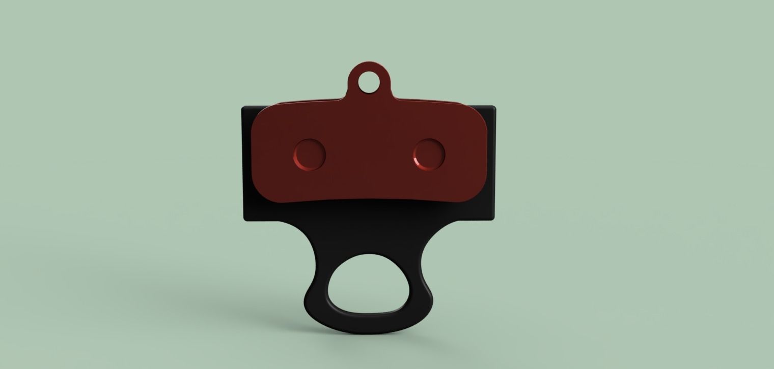 Brake pad spacer 3D print model_4