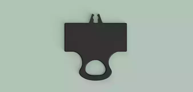 Brake pad spacer 3D print model
