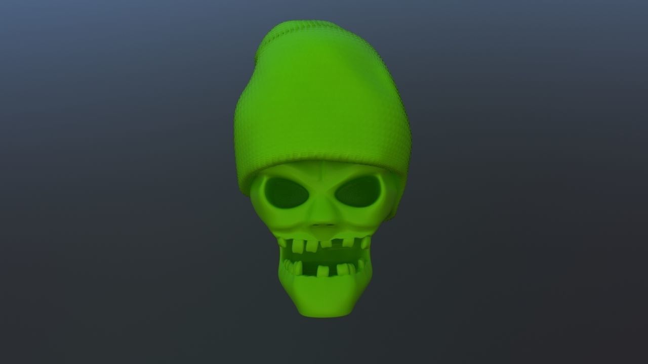 Gangsta Skull 3D print model_7