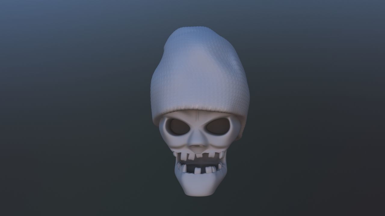 Gangsta Skull 3D print model_10