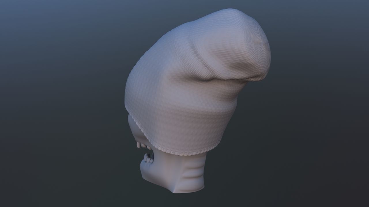 Gangsta Skull 3D print model_13