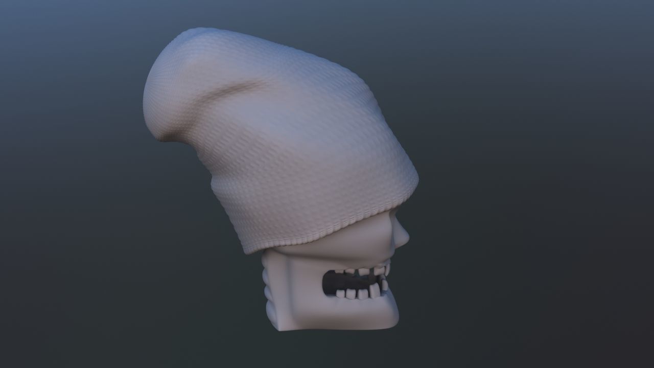 Gangsta Skull 3D print model_16