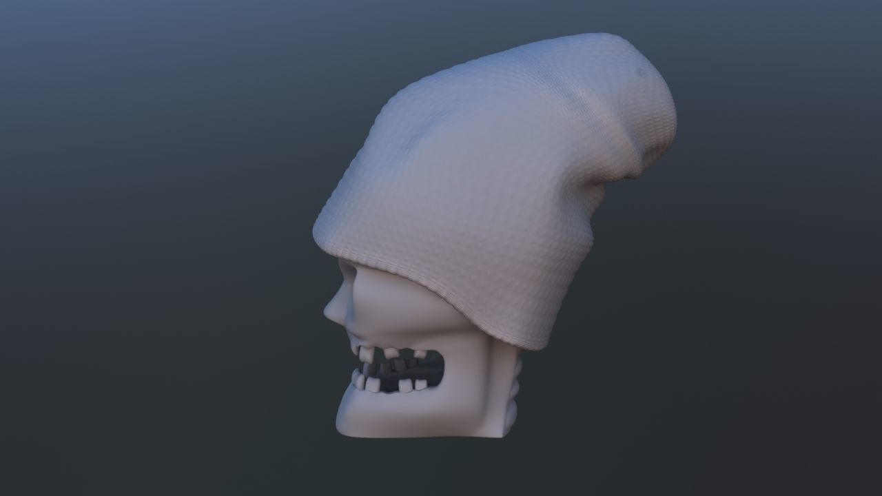 Gangsta Skull 3D print model_12