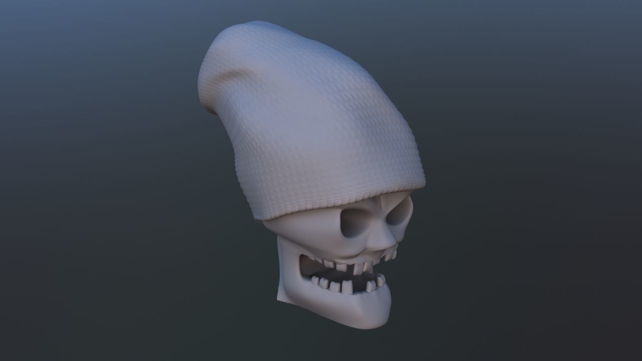 Gangsta Skull 3D print model_17