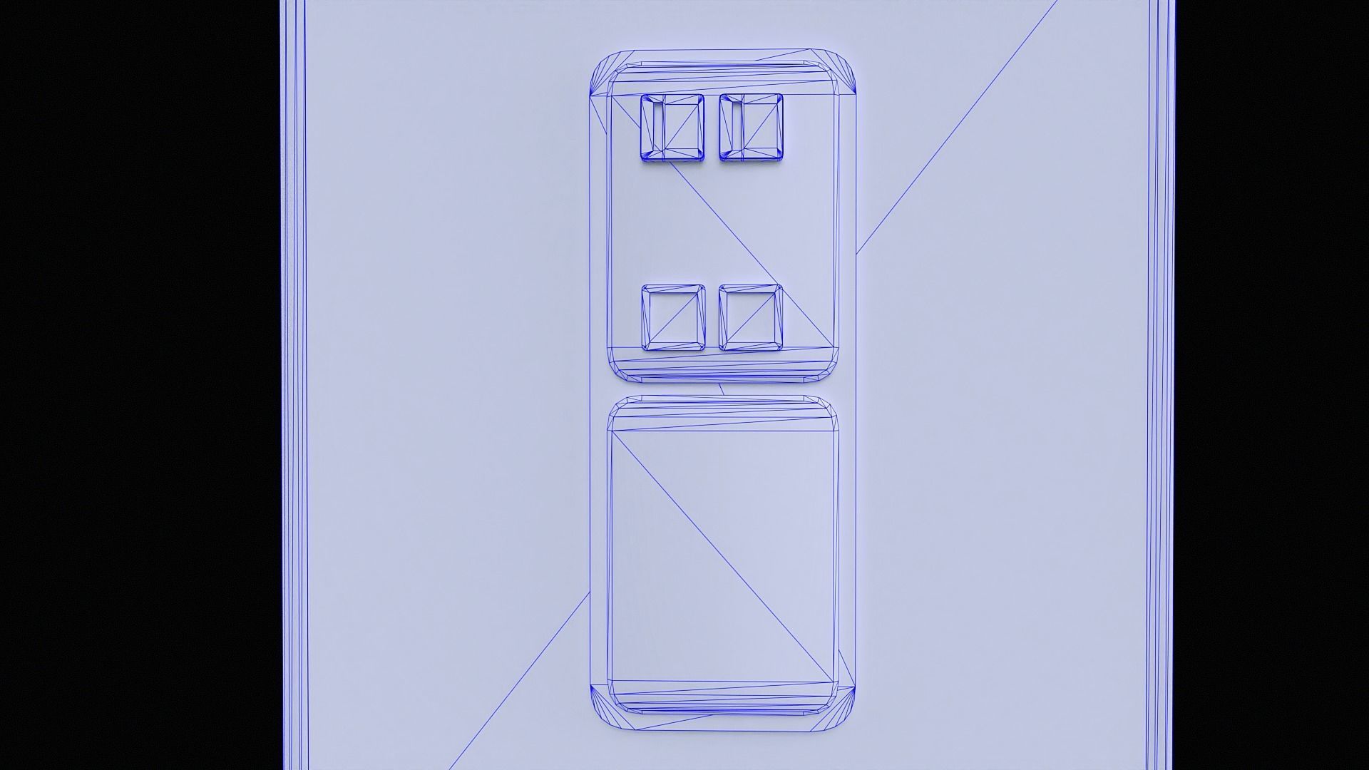 Neo Geo MVS-2 Upright Arcade Gaming Cabinet Low-poly 3D model_12