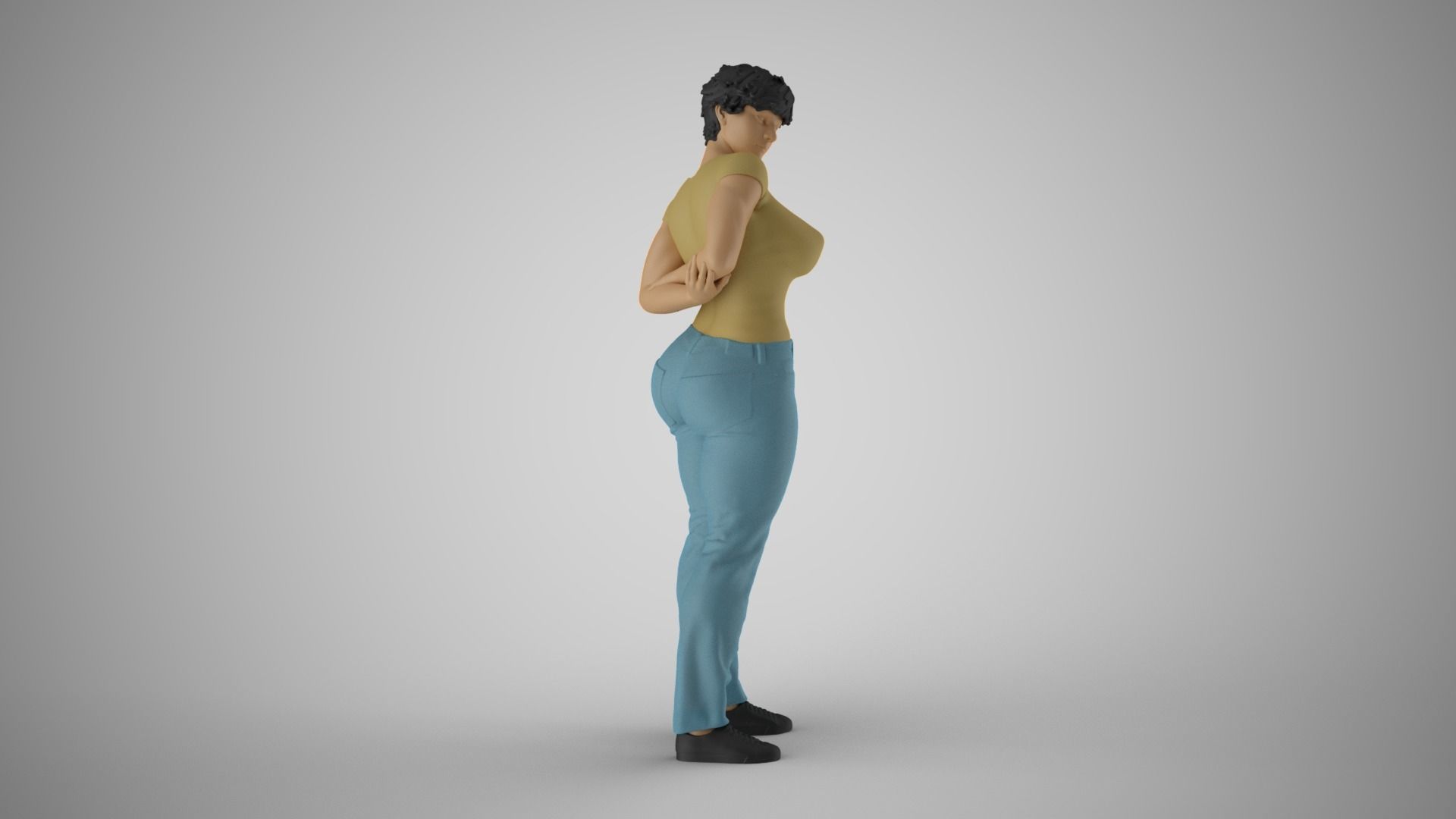 Cosmopolitan Girl 8 3D print model_5