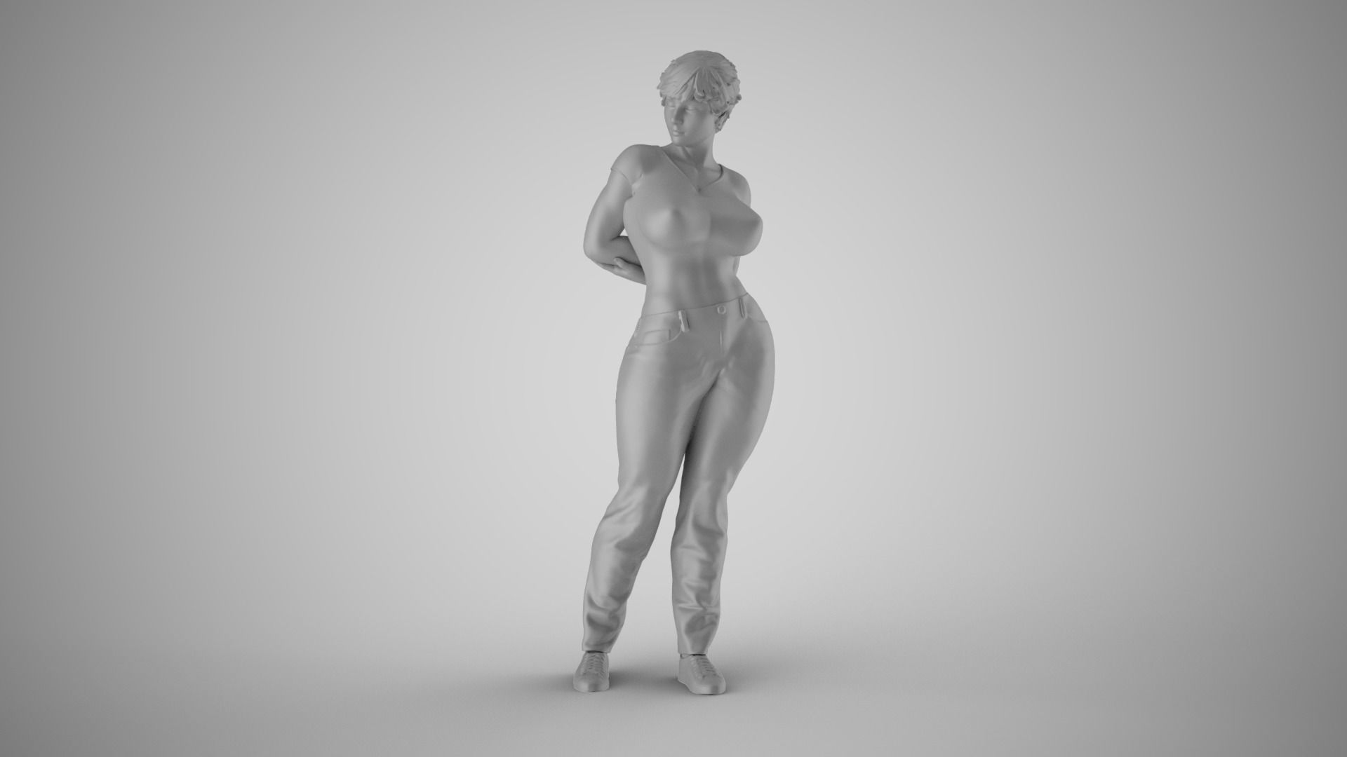 Cosmopolitan Girl 8 3D print model_2