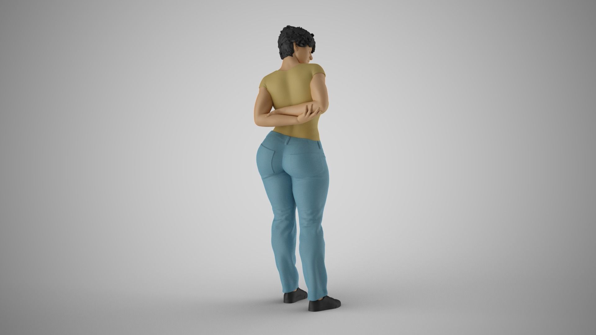 Cosmopolitan Girl 8 3D print model_17