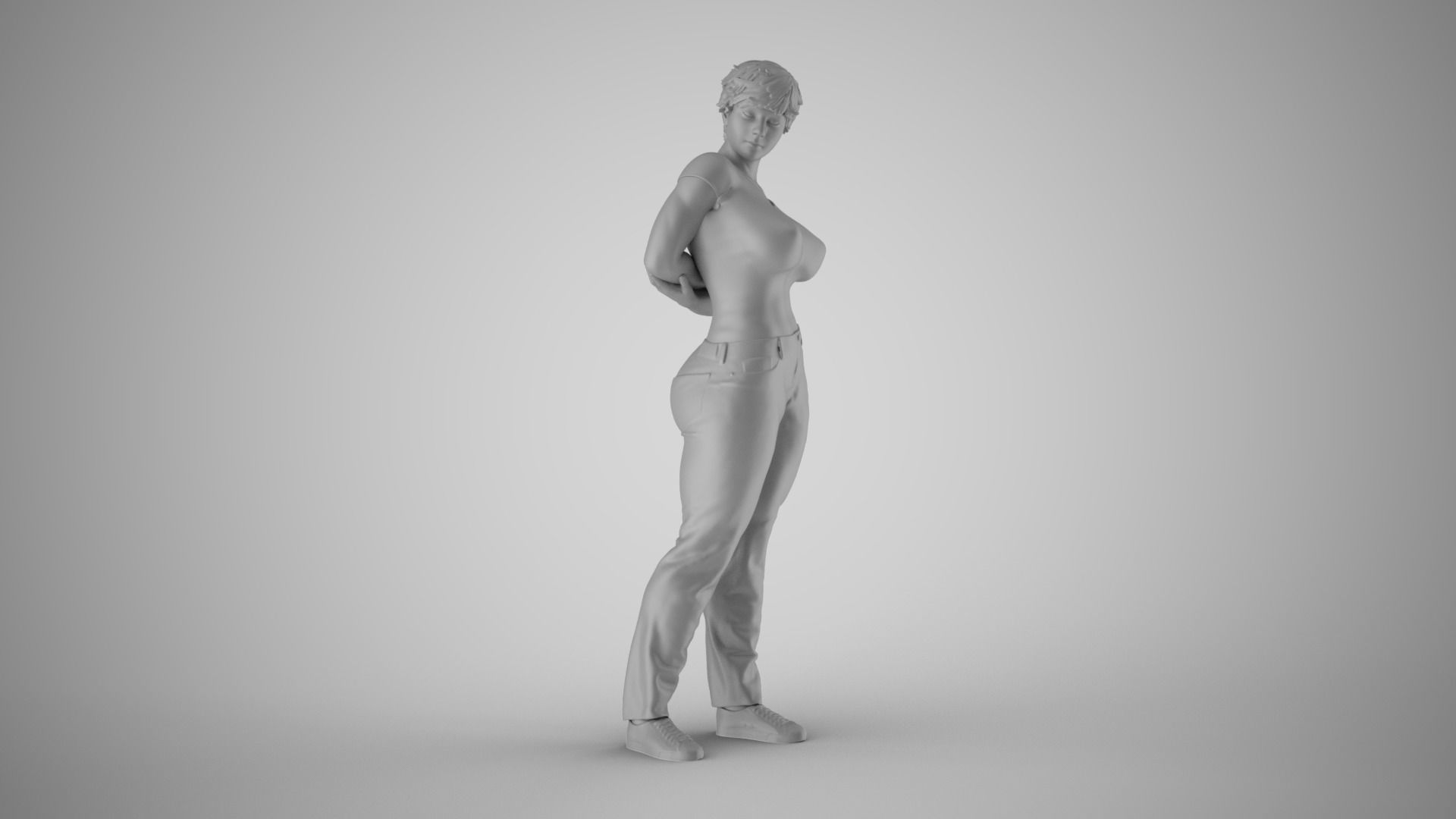 Cosmopolitan Girl 8 3D print model_1