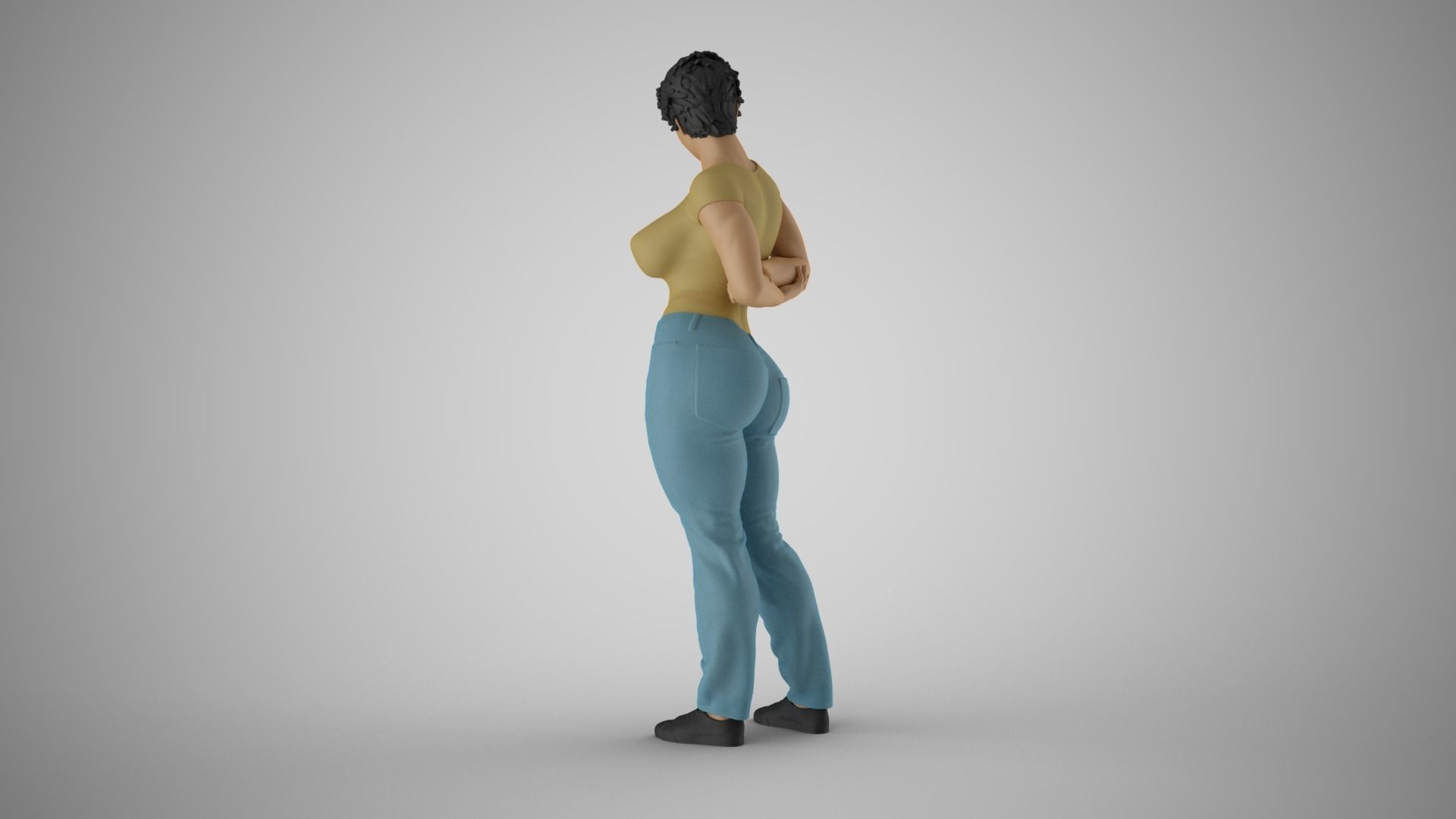 Cosmopolitan Girl 8 3D print model_15