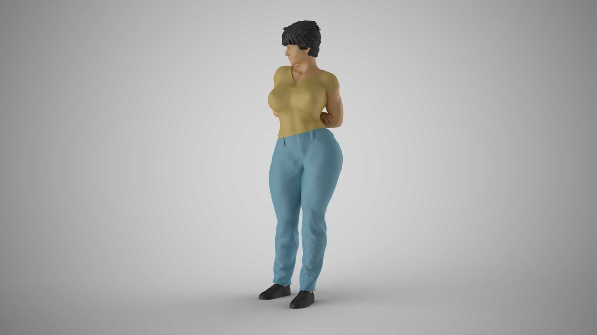 Cosmopolitan Girl 8 3D print model_18