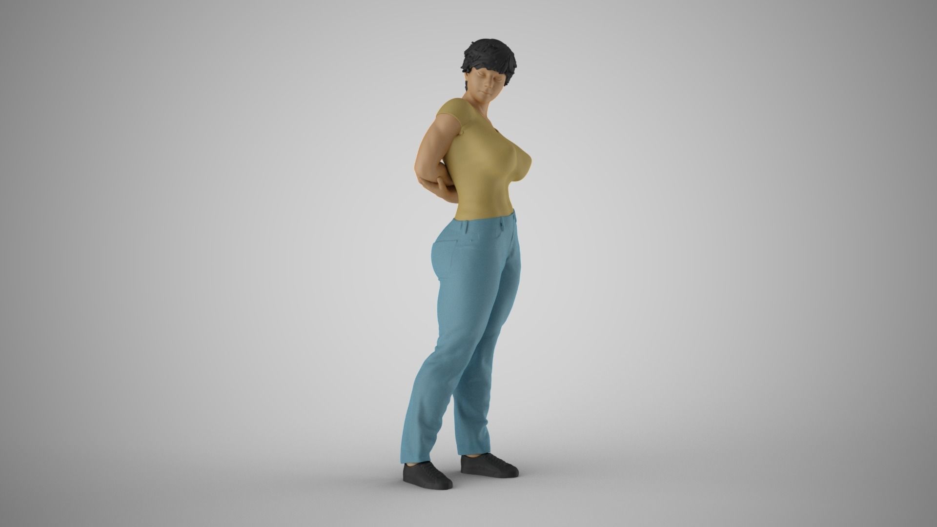 Cosmopolitan Girl 8 3D print model_12