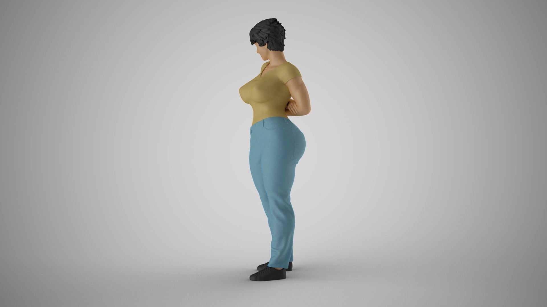 Cosmopolitan Girl 8 3D print model_16