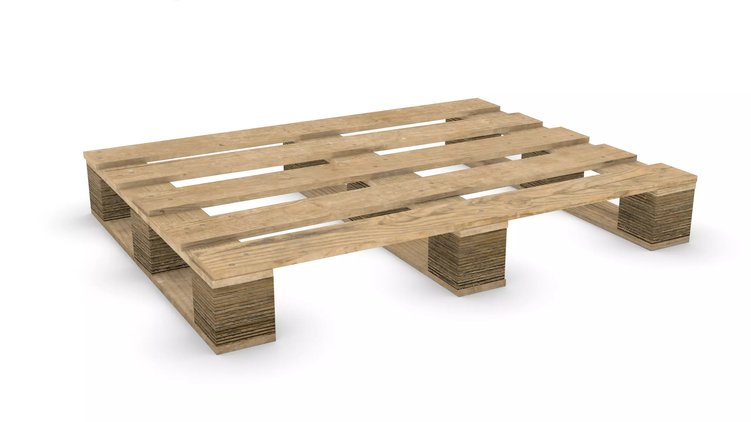 DHP size pallet 3D model_0