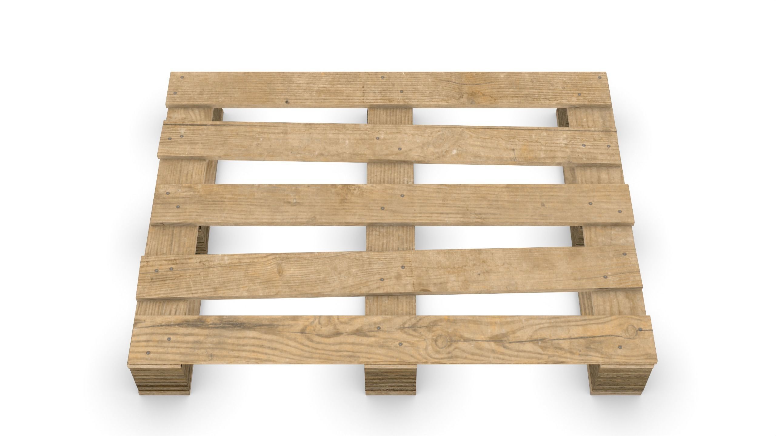 DHP size pallet 3D model_2