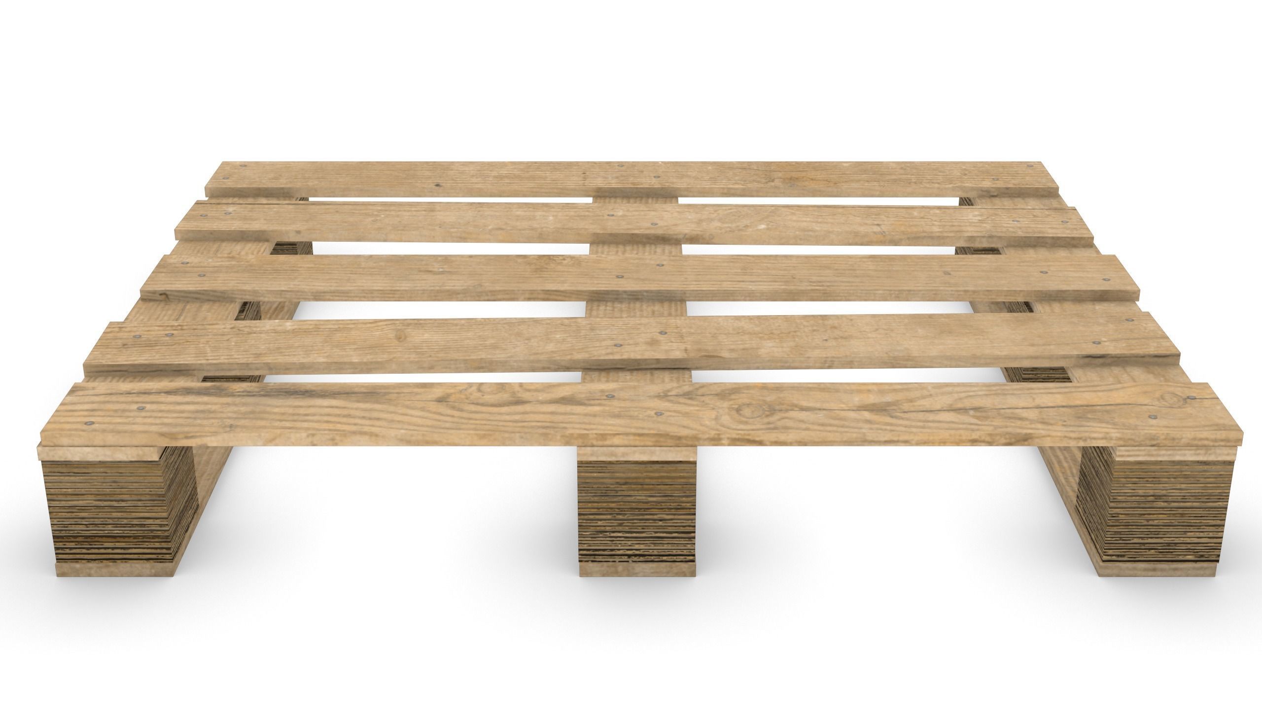 DHP size pallet 3D model_1