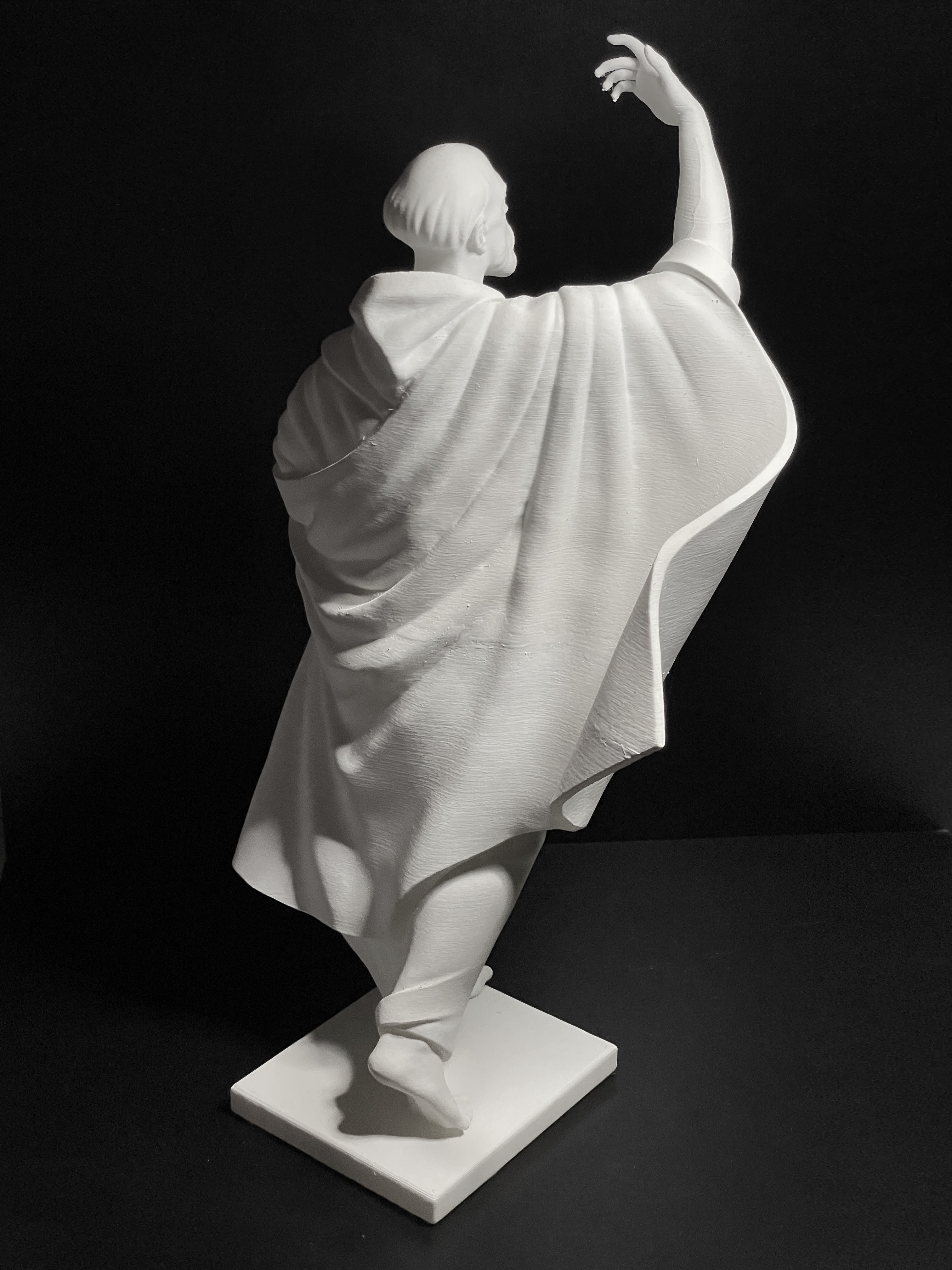 The figure of the holy apostle Jacob with a staff-cross 3D print model_23