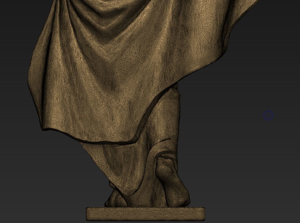 The figure of the holy apostle Jacob with a staff-cross 3D print model_14