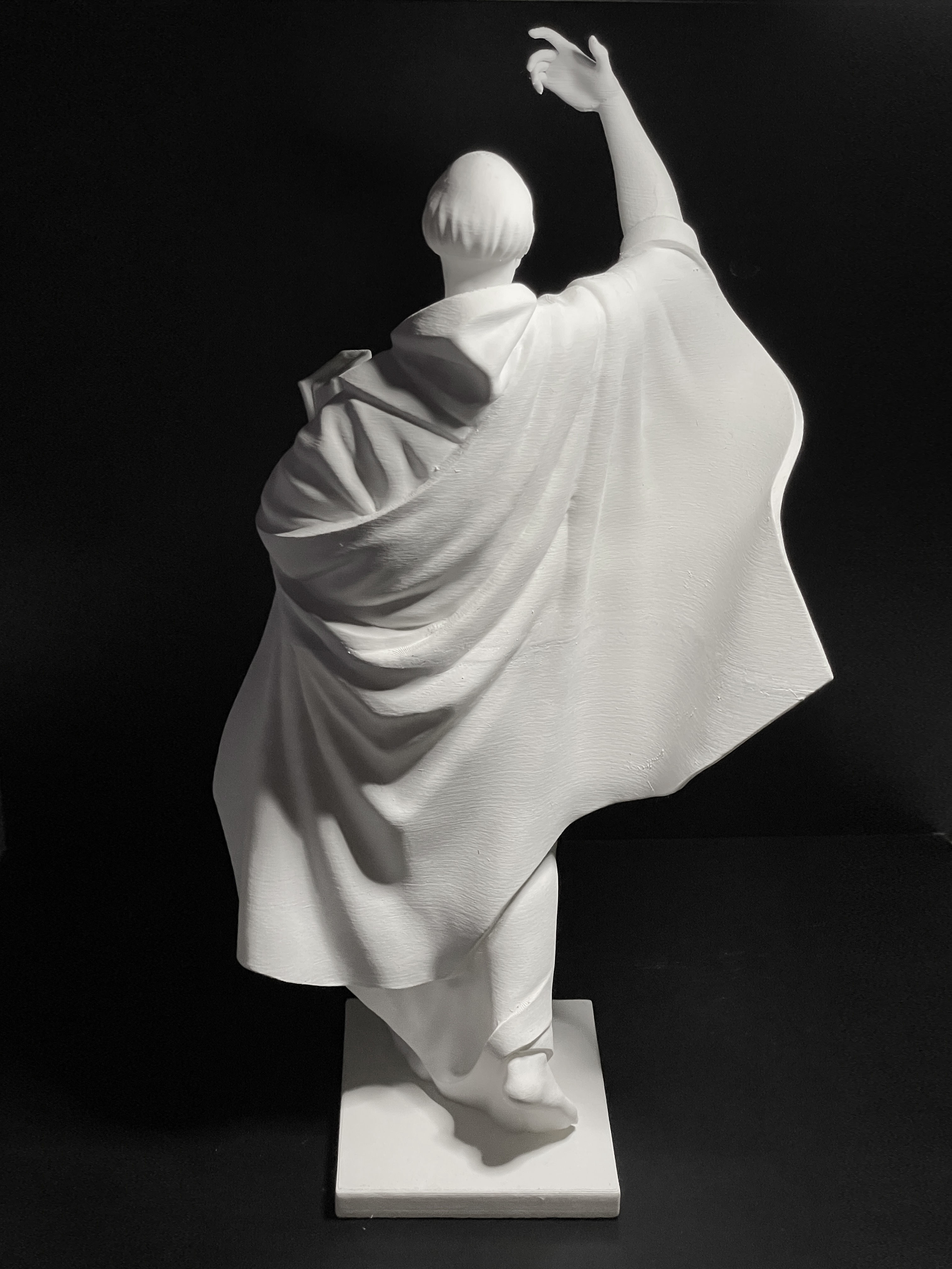 The figure of the holy apostle Jacob with a staff-cross 3D print model_24