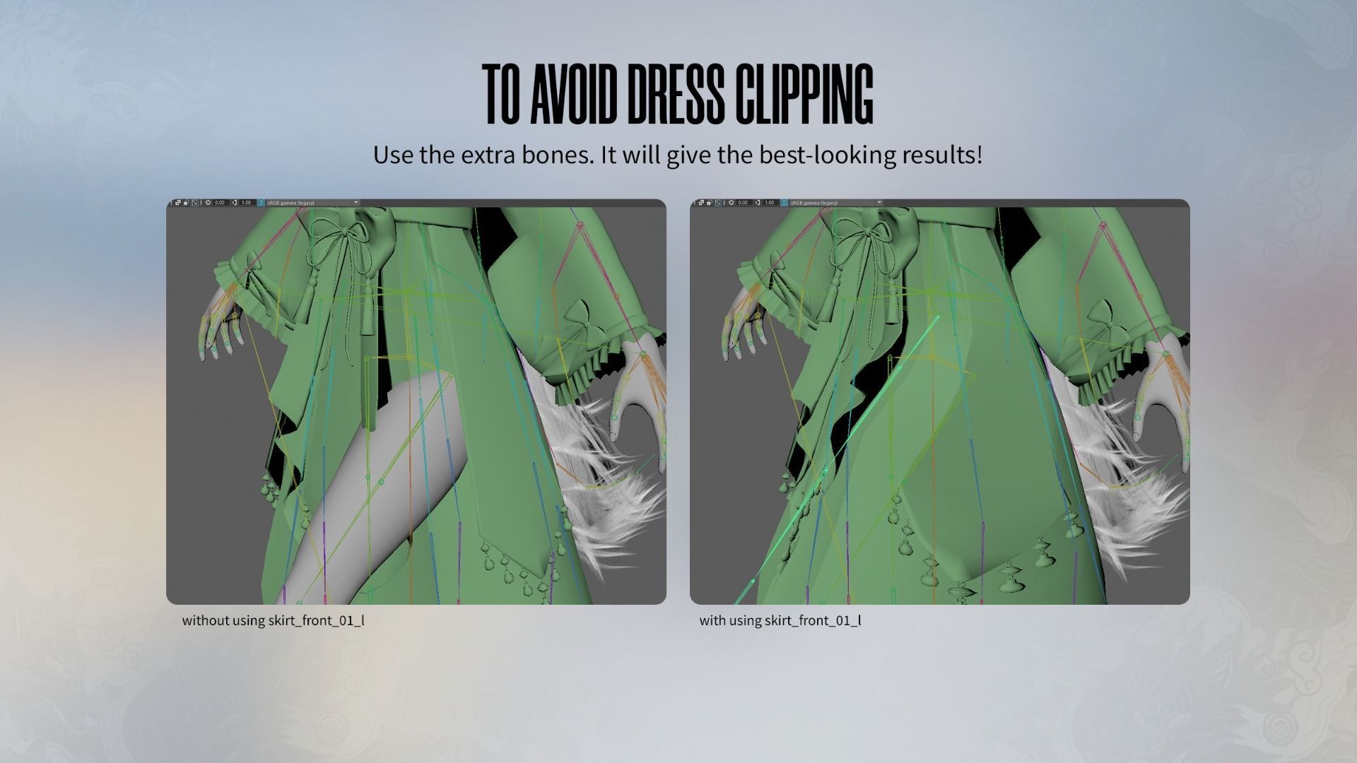 Kitsune Yuna - Game  Ready Low-poly 3D model_18