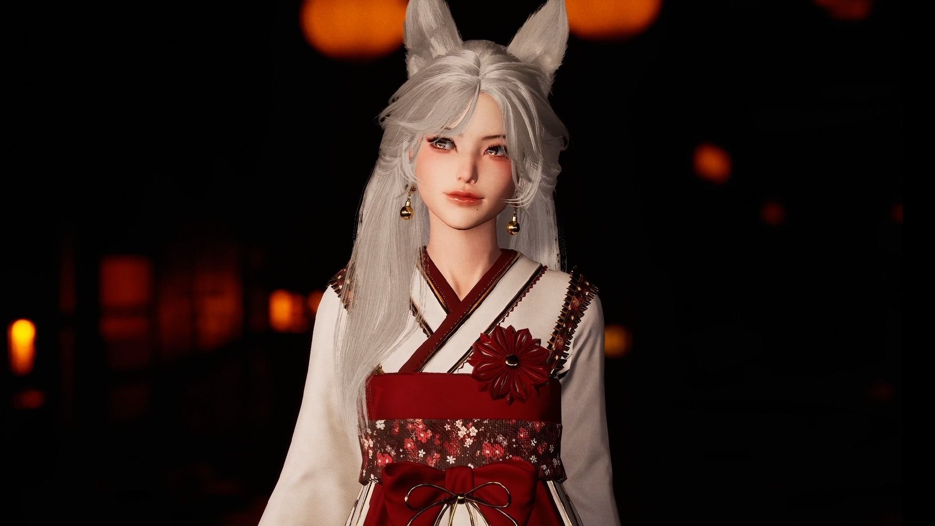 Kitsune Yuna - Game  Ready Low-poly 3D model_12