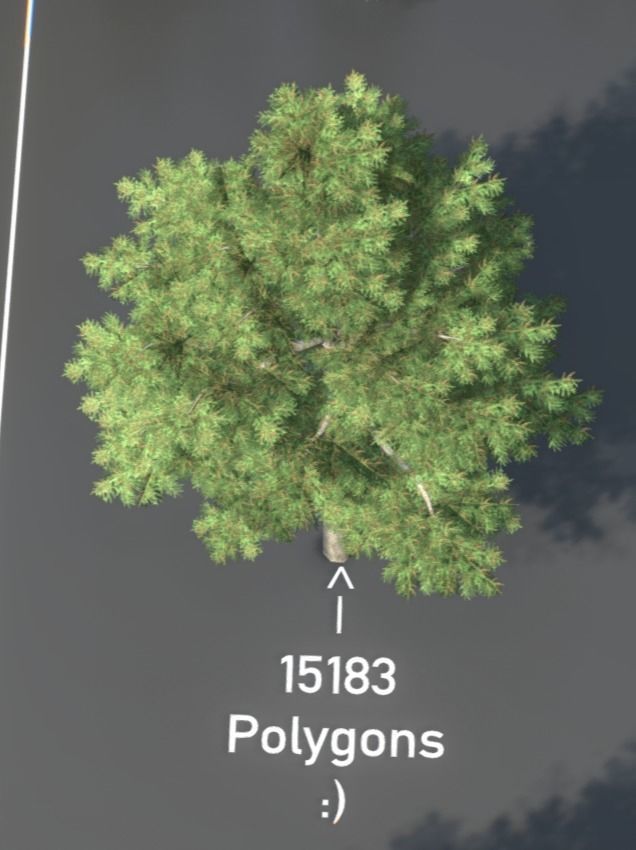 Walnut Honey Empress Black-Alder Yew-Taxus-Baccata Trees 3D Model Collection_29