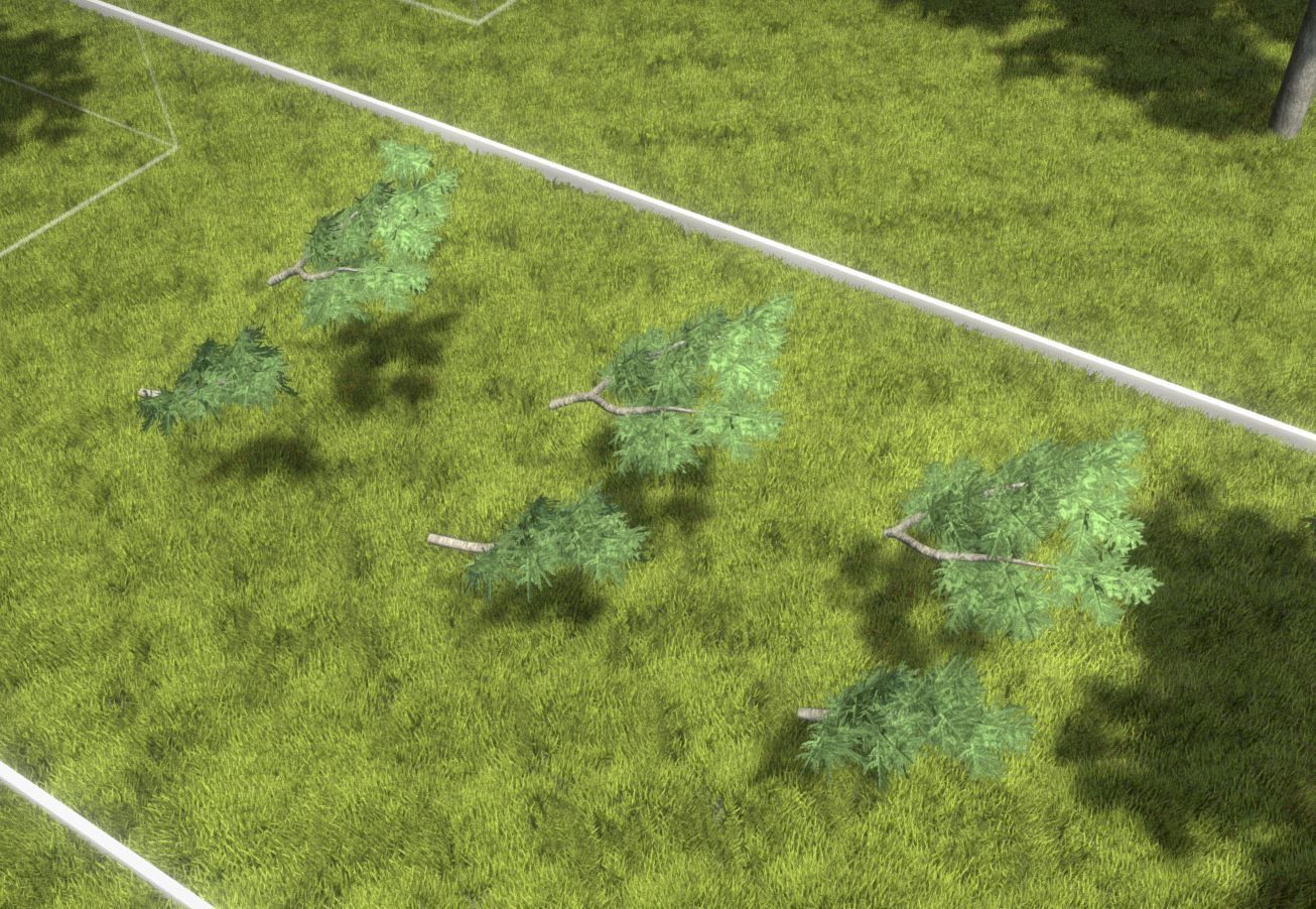 Walnut Honey Empress Black-Alder Yew-Taxus-Baccata Trees 3D Model Collection_18