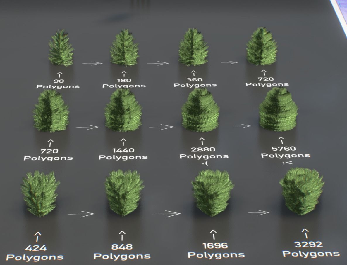 Walnut Honey Empress Black-Alder Yew-Taxus-Baccata Trees 3D Model Collection_51