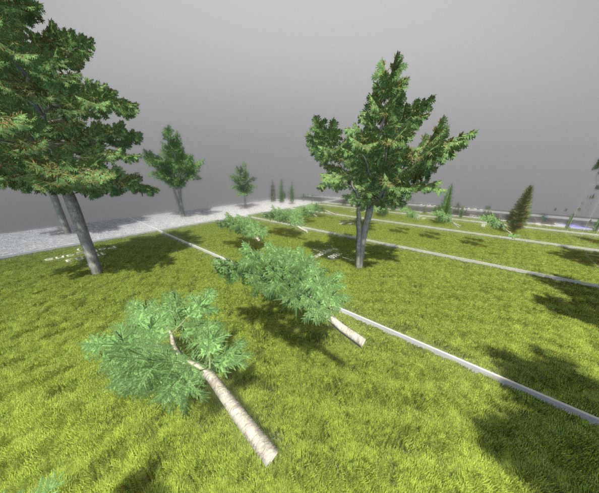 Walnut Honey Empress Black-Alder Yew-Taxus-Baccata Trees 3D Model Collection_13