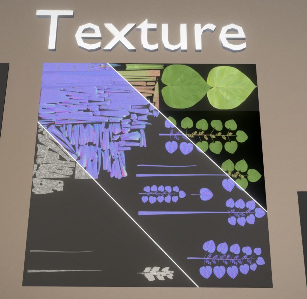 Walnut Honey Empress Black-Alder Yew-Taxus-Baccata Trees 3D Model Collection_73