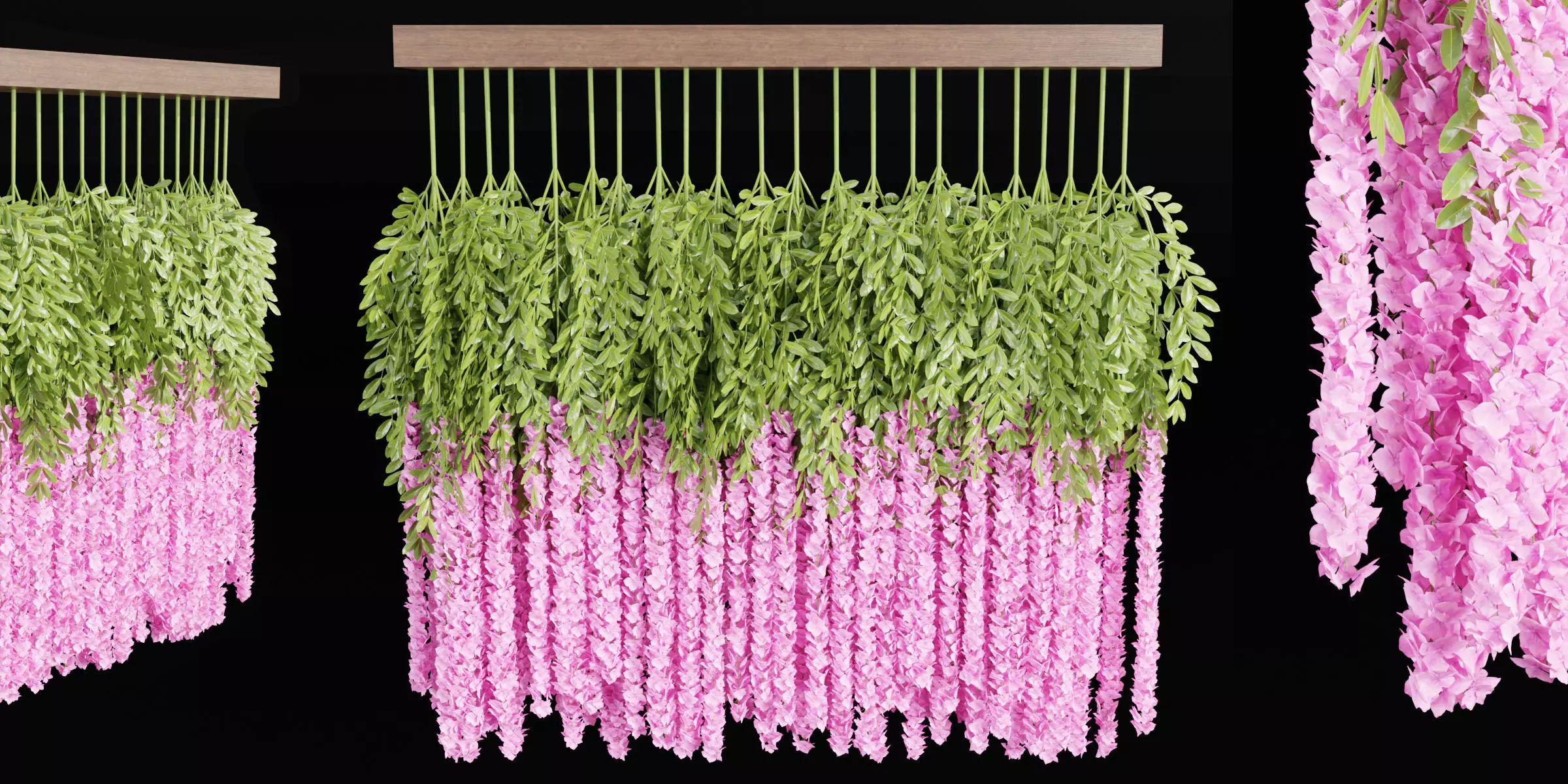 Artificial Hanging Flowers vol 84-Blender 3D model