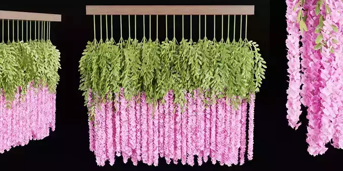 Artificial Hanging Flowers vol 84-Blender