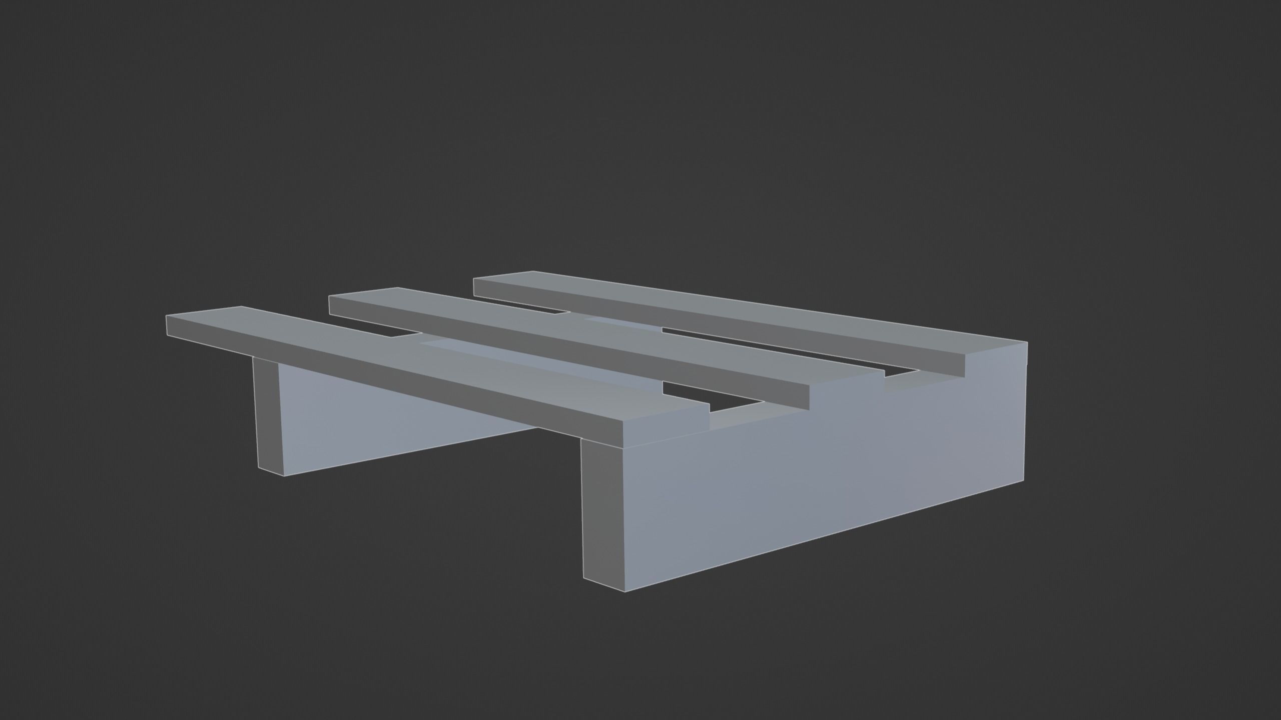 Display pallet 400x600mm Free low-poly 3D model_8