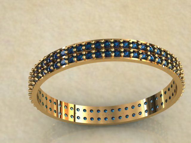 Fashion Ring 3D print model_9