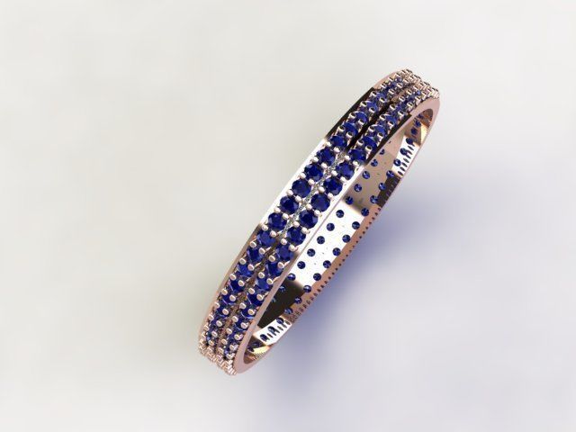 Fashion Ring 3D print model_5