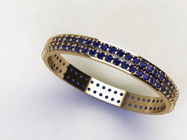 Fashion Ring 3D print model_4