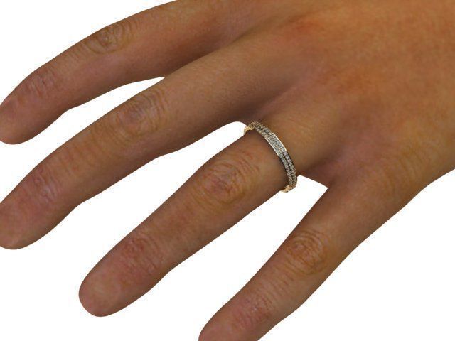 Fashion Ring 3D print model_11