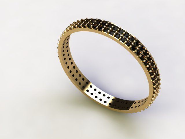 Fashion Ring 3D print model_3
