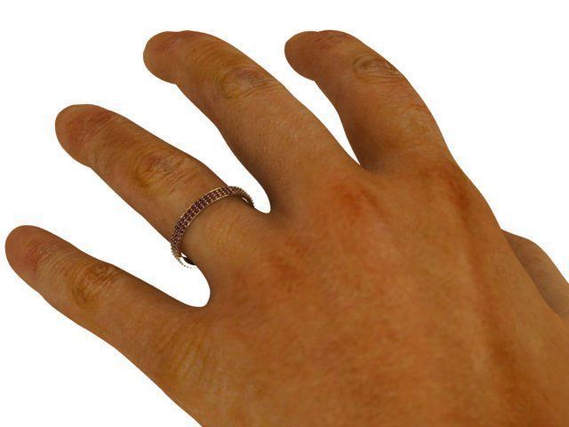 Fashion Ring 3D print model_14