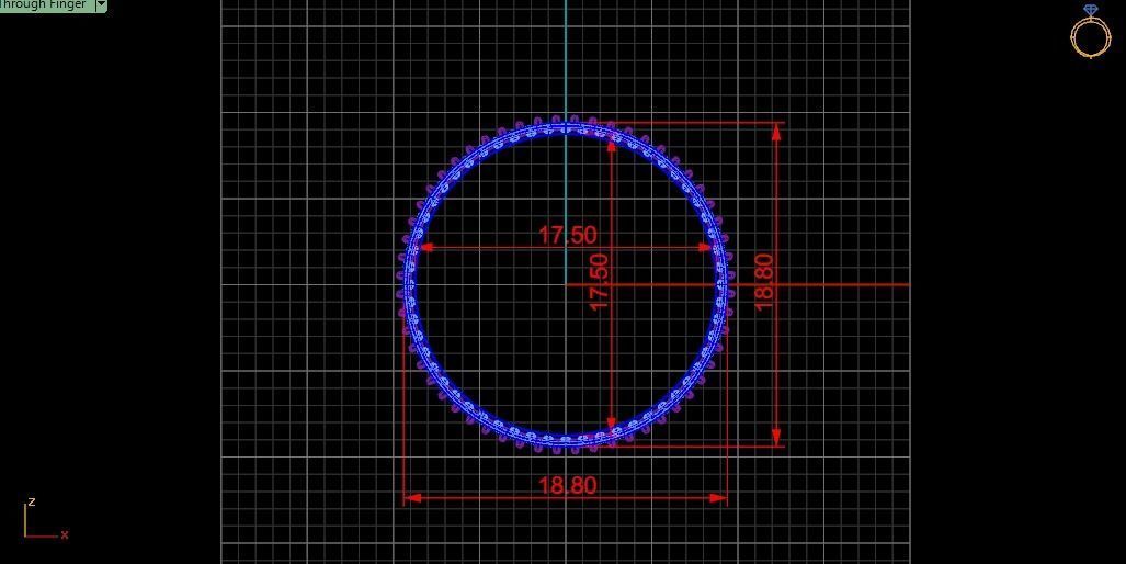 Fashion Ring 3D print model_28