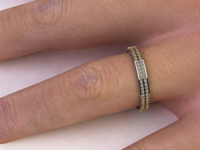 Fashion Ring 3D print model_10