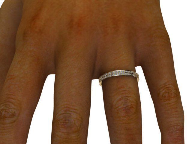 Fashion Ring 3D print model_12