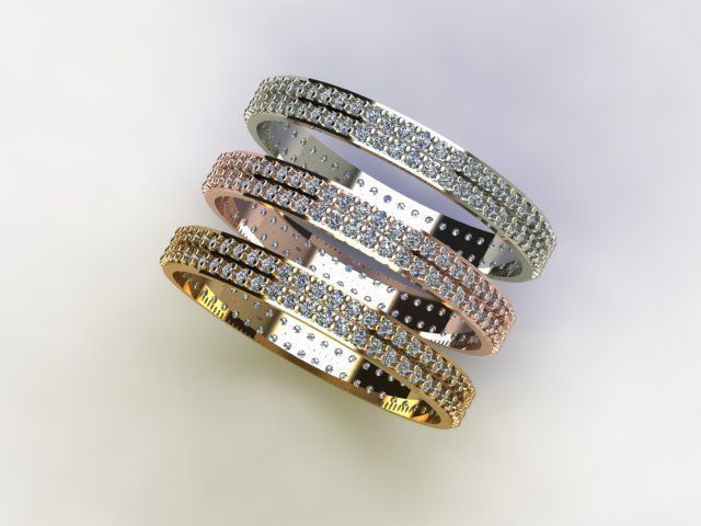 Fashion Ring 3D print model_7