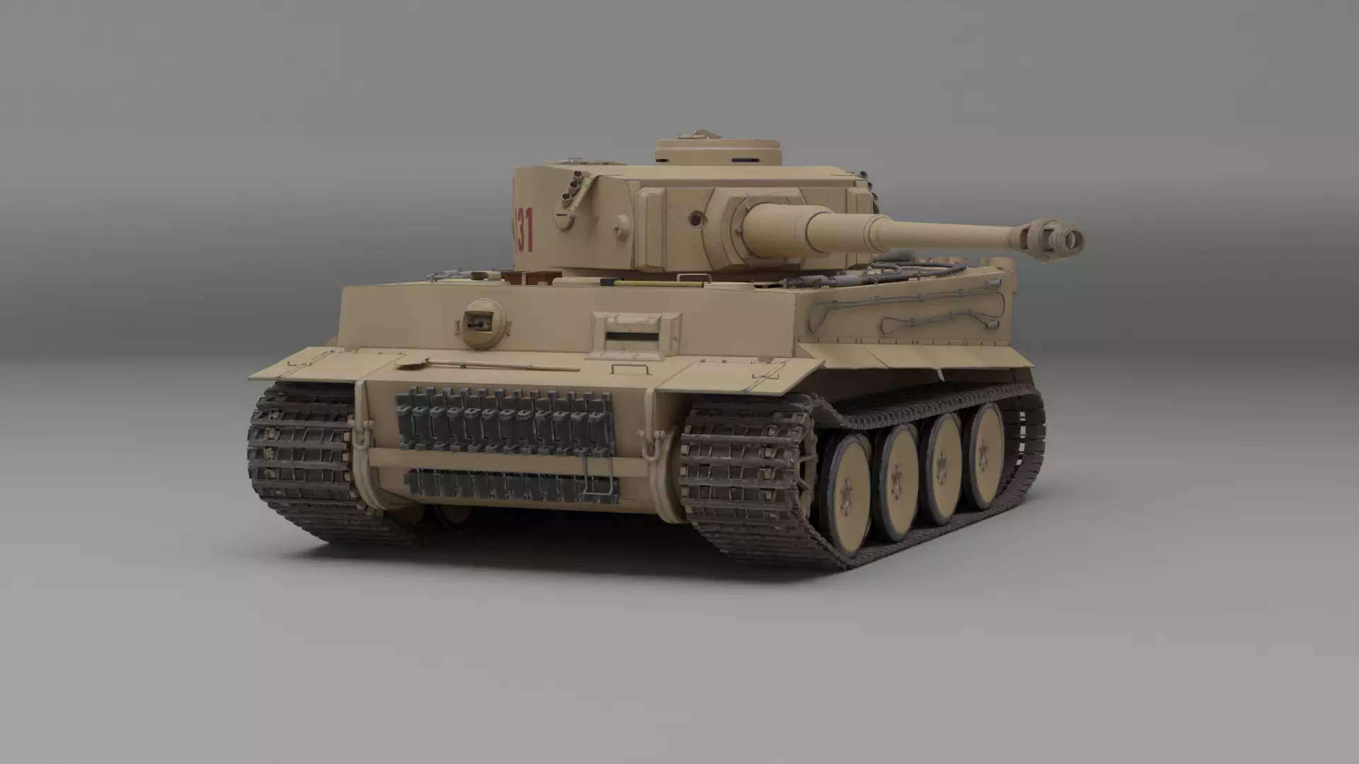 Panzerkampfwagen VI Tiger 131 3D model
