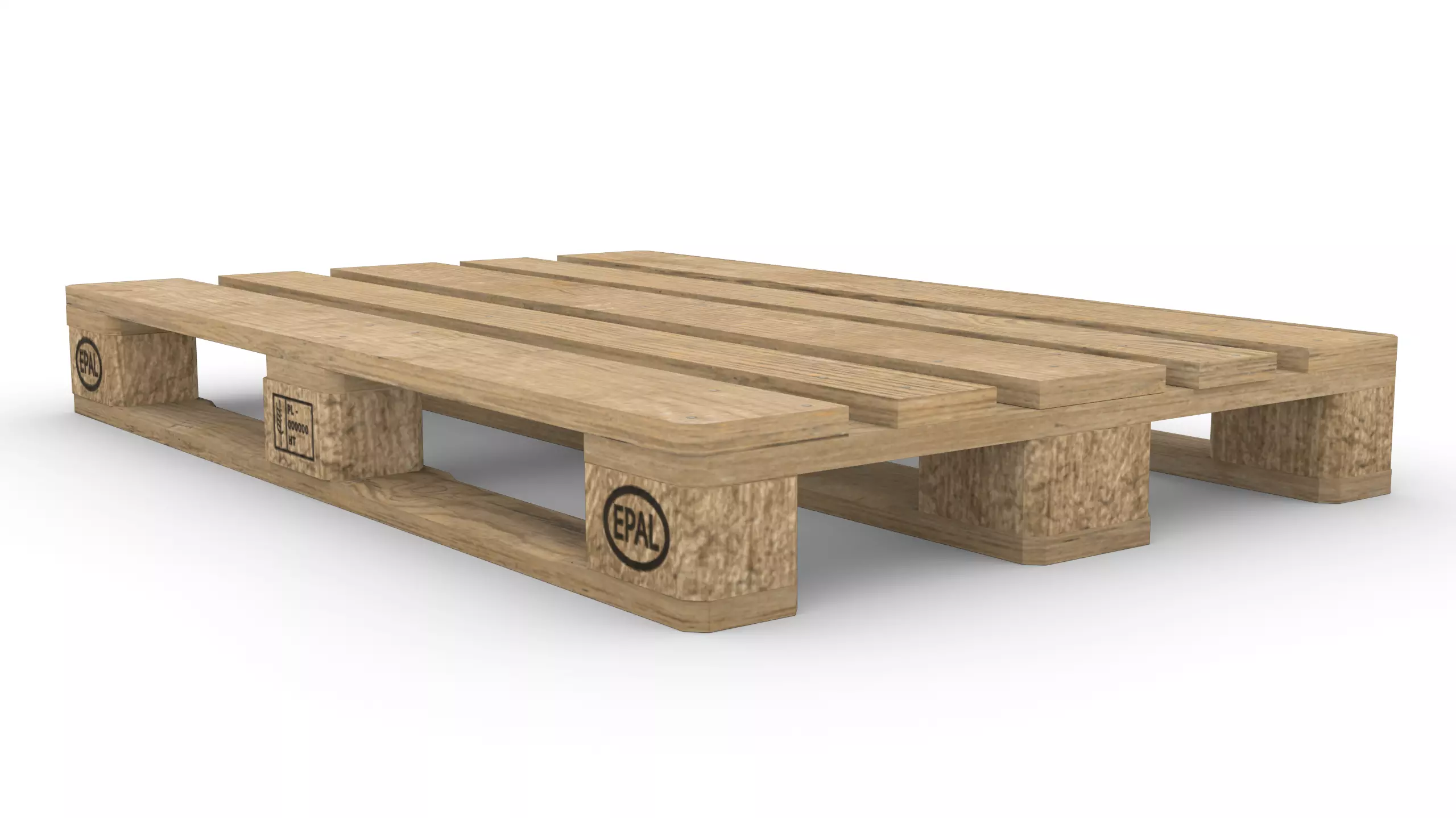 EUR-EPAL pallet 3D model_0